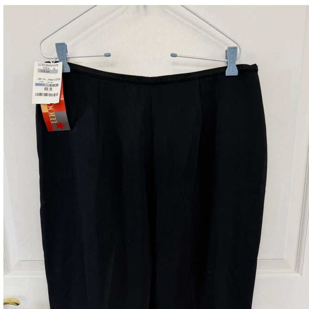 Votre Nom Collection Black Dress Pants Women's Sz 14‎ Straight Leg